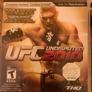PS3 UFC Undisputed 2010 Game